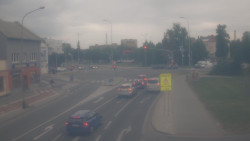 Křižovatka ulic Komenského a Velké Novosady