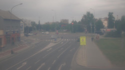 Křižovatka ulic Komenského a Velké Novosady