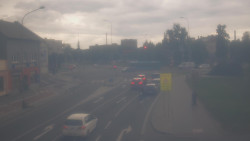 Křižovatka ulic Komenského a Velké Novosady