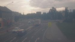 Křižovatka ulic Komenského a Velké Novosady