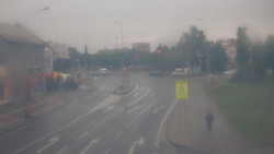 Křižovatka ulic Komenského a Velké Novosady