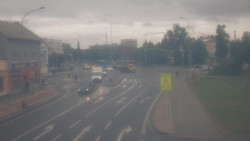 Křižovatka ulic Komenského a Velké Novosady