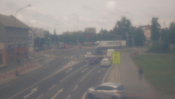 Křižovatka ulic Komenského a Velké Novosady