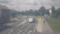 Křižovatka ulic Komenského a Velké Novosady