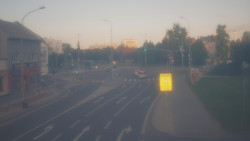 Křižovatka ulic Komenského a Velké Novosady