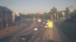 Křižovatka ulic Komenského a Velké Novosady