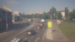 Křižovatka ulic Komenského a Velké Novosady