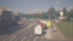 Křižovatka ulic Komenského a Velké Novosady