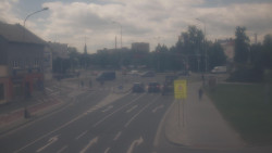 Křižovatka ulic Komenského a Velké Novosady