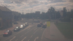 Křižovatka ulic Komenského a Velké Novosady