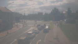 Křižovatka ulic Komenského a Velké Novosady