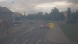 Křižovatka ulic Komenského a Velké Novosady
