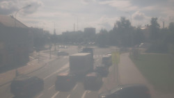 Křižovatka ulic Komenského a Velké Novosady