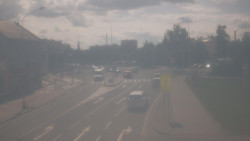 Křižovatka ulic Komenského a Velké Novosady