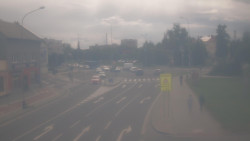 Křižovatka ulic Komenského a Velké Novosady