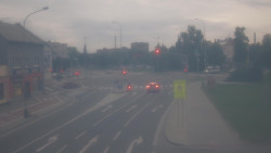 Křižovatka ulic Komenského a Velké Novosady