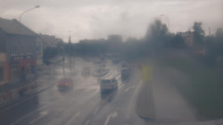 Křižovatka ulic Komenského a Velké Novosady