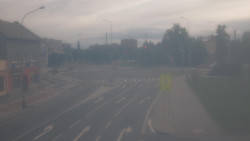 Křižovatka ulic Komenského a Velké Novosady