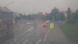 Křižovatka ulic Komenského a Velké Novosady