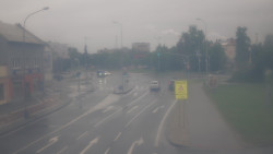 Křižovatka ulic Komenského a Velké Novosady