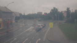 Křižovatka ulic Komenského a Velké Novosady