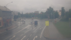 Křižovatka ulic Komenského a Velké Novosady