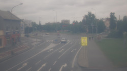 Křižovatka ulic Komenského a Velké Novosady