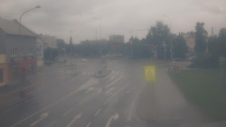 Křižovatka ulic Komenského a Velké Novosady