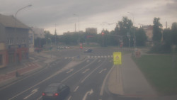 Křižovatka ulic Komenského a Velké Novosady