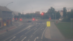 Křižovatka ulic Komenského a Velké Novosady
