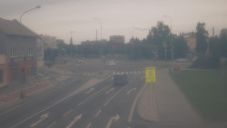 Křižovatka ulic Komenského a Velké Novosady