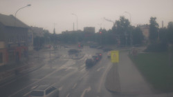 Křižovatka ulic Komenského a Velké Novosady