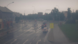 Křižovatka ulic Komenského a Velké Novosady