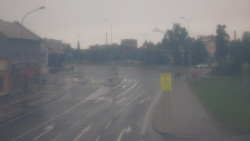Křižovatka ulic Komenského a Velké Novosady