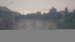 Křižovatka ulic Komenského a Velké Novosady