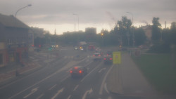 Křižovatka ulic Komenského a Velké Novosady