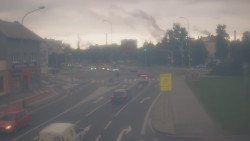 Křižovatka ulic Komenského a Velké Novosady