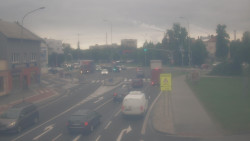 Křižovatka ulic Komenského a Velké Novosady