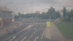 Křižovatka ulic Komenského a Velké Novosady