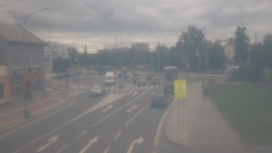 Křižovatka ulic Komenského a Velké Novosady