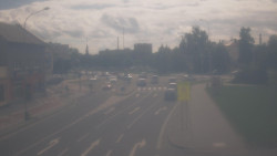 Křižovatka ulic Komenského a Velké Novosady