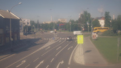 Křižovatka ulic Komenského a Velké Novosady