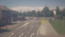 Křižovatka ulic Komenského a Velké Novosady