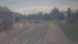 Křižovatka ulic Komenského a Velké Novosady