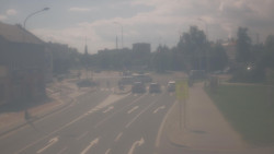 Křižovatka ulic Komenského a Velké Novosady