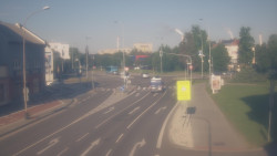 Křižovatka ulic Komenského a Velké Novosady
