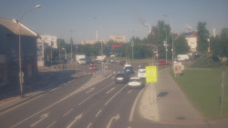 Křižovatka ulic Komenského a Velké Novosady