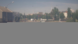 Křižovatka ulic Komenského a Velké Novosady