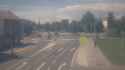 Křižovatka ulic Komenského a Velké Novosady