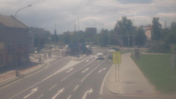 Křižovatka ulic Komenského a Velké Novosady